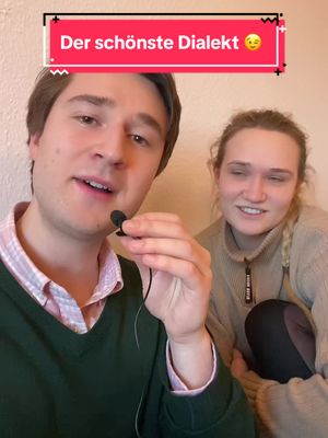 A post by @cedisolms on TikTok caption: Der schönste Dialekt in ganz Deutschland ist … oder seht ihr das anders? 🤔😂