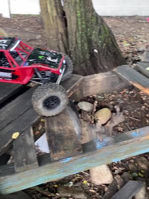 A post by @rcqueen429 on TikTok caption: Crawling is just not for me  #rcsoftiktok #arrma #traxxas #axial #rc #rccars #rccar #rcfun