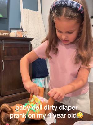 A post by @aripreston on TikTok caption: This girl KILLS me😭😭😭 #babydolldiaperprank 