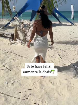 A post by @stefi_fitcoach on TikTok caption: Si te hace feliz, aumenta la dosis🌴 #venezuela #hazloporti #pty #propositos #navidadenlaplaya #isladeagua #losroques 