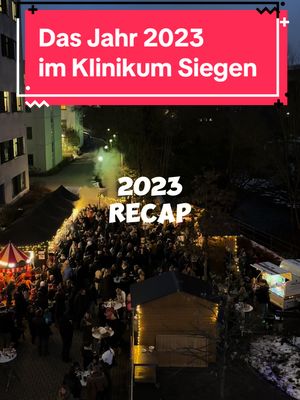 A post by @klinikumsiegen on TikTok caption: Viele tolle Aktionen, neue Kolleg:innen, Veranstaltungen, Teamgeist und Engagement💪 Danke für das Jahr 2023, Team #KS 💙 #fyp #fy #pflegekräfte #trendingsound2023 #ausbildung #fürdich #jahresrückblick #rückblick2023 #coldplay 