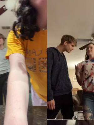 A post by @alexandraamatovicc on TikTok caption: #duet with @alex🦋 freshman year of hs vs freshman year of college 