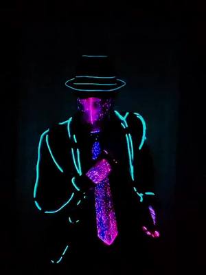 A post by @glowzg on TikTok caption: Just some glowy fun to start the year off with #glowstick 