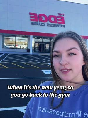 A post by @samanthasullivan on TikTok caption: Jan 1st things … @Edge Fitness Gym 