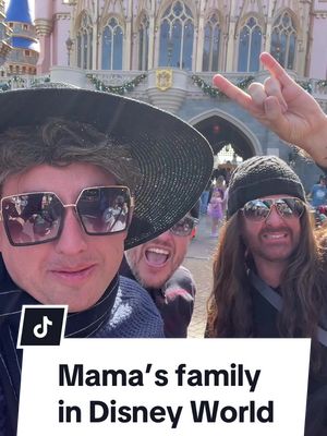 A post by @sagestarkeytv on TikTok caption: We played hide and seek in Disney! We ended up wearing disguises and things got out of hand LOL ##disneyparks##disneyworld