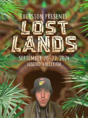 A post by @saintsfannate on TikTok caption: LOST LANDS TICKETS ON SALE JAN 19th !!! Cant wait for my 4th Lost Lands this year !!🦖🦕 Whos Going!!!? #lostlands #excision #ravetok #edm #foryou #fyp #festivals #ohio #greenscreen 