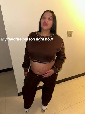 A post by @tncactinbadd on TikTok caption: 🥹💙🤞🏽 #foryoupage #firsttimemom #boysmom #naturalhair #pregnantlife #foryou #unique 