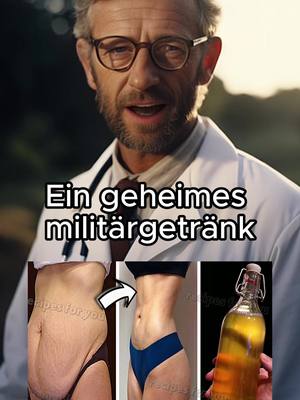 A post by @doktorvarga on TikTok caption: Ein geheimes Militärgetränk, mit dem man in einem Monat zwanzig Kilogramm abnehmen kann. Es lässt das Bauchfett schnell schemlzen #gesunderezept #gesundheit #gesund #hausmittel 