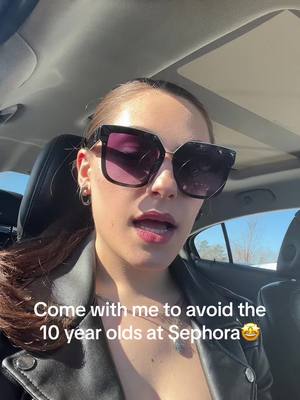 A post by @lianafromomegle on TikTok caption: Come with me to escape the 10 year olds at sephora💀 #makeuphaul #kidsatsephora #ulta #sephorakids 