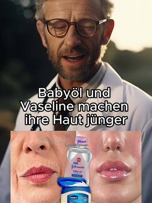 A post by @doktorvarga on TikTok caption: Babyöl und Vaseline machen Ihre Haut jünger wie die eines kleinen Babys #gesunderezept #gesundheit #hausmittel 