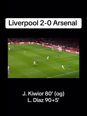 A post by @flipper686 on TikTok caption: #liverpoolfc #arsenalfc #footballhighlights 