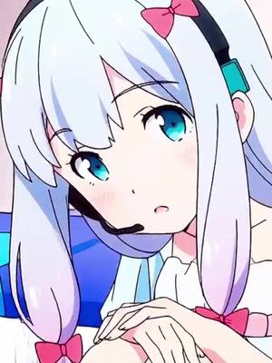 A post by @cindy62310 on TikTok caption: #eromangasensei #anime 