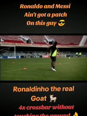 A post by @thebluegatesofibrox on TikTok caption: #thegoat🐐🐐 #bestintheworld #footballtiktok #ronaldhino #legendoffootball