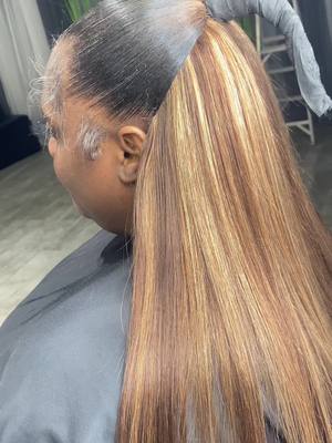 A post by @senslaytionalhair on TikTok caption: So sleek💅🏾 #sleekponytail #hairgoals #beauty #trending #fashion #explore #fyp #foryou #hairtutorial 