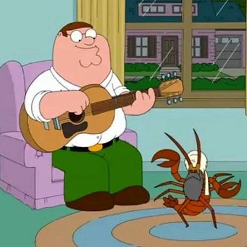 A post by @quagmires_vater134 on TikTok caption: 🦞🦞🎤🎤