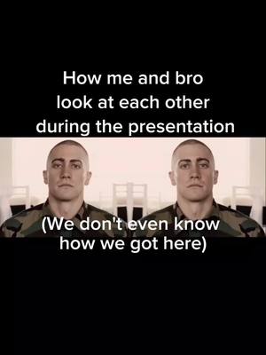 A post by @military.content619 on TikTok caption: Real #presintation #school #jarhead 