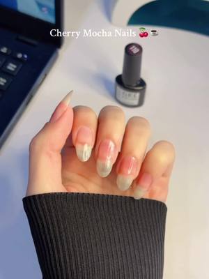 A post by @hanankamal21 on TikTok caption: So this is love♥️ #fyp #mochanails #nails #foryou 