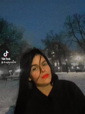 A post by @yetsenia5 on TikTok caption: #❄️#⛄️#🖤