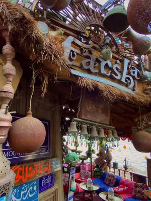 A post by @luxuryworldtravellers on TikTok caption: Quite possibke the most unique bar/lounge I have ever visited is located in Sharm El Sheik, Egypt called “Farsha”. It looks like a scene from Pirates of the Carribean only set in the Middle East. 