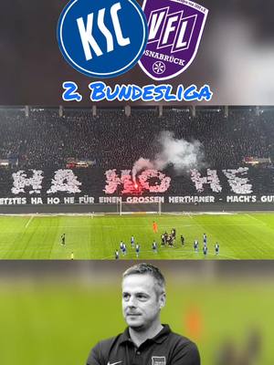 A post by @crazybboys on TikTok caption: #kaybernstein #choreo #in #karlsruhe #vs #vflosnabrück 19.1.24 #pyro #ehre #herthabsc #choreotime #2liga #2bundesliga #ultras #harlekins #trauer #rip #hahohe 