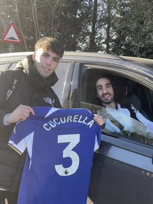 A post by @lamitass.8 on TikTok caption: Cucurella #chelsea #cobham #PremierLeague #cucurella #matchworn