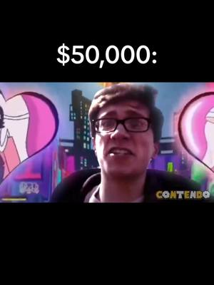 A post by @contendo_old on TikTok caption: Decided to make a meme on the $50K lol #meme #fyp #verbalase #hazbinhotel #50k #scottthewoz #hideaway 