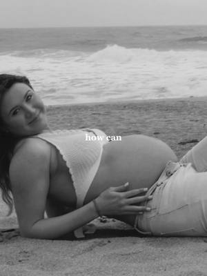 A post by @hanrutgar19 on TikTok caption: So excited to meet you soon 🩷#fyp #pregnant #werehavingababy #beach #baby #36weeks #CapCut 