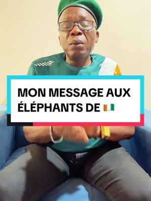 A post by @michelgohoupro on TikTok caption: Message aux ÉLÉPHANTS de CÔTE D’IVOIRE 🇨🇮🧡🤍💚 #tiktok #foryoupage #foryoupage #can #can2023 