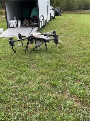 A post by @freedom_to_shoot on TikTok caption: #Drone #Dji #agriculture #djit40 #ag #spraying #takeoff 