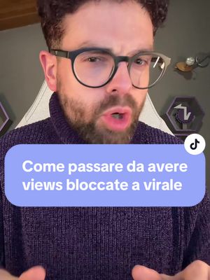 A post by @micheledemonte on TikTok caption: Visualizzazioni bloccate su TikTok e Shadow ban TikTok