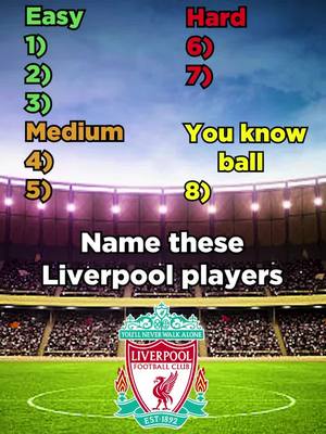 A post by @football__iq_ on TikTok caption: Guess These Liverpool Players! #football #Soccer #quiz #quiztime #ballondor #quizz #quizchallenge #Liverpoolfc