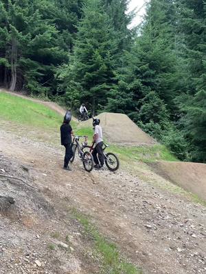 A post by @jadonwilson215 on TikTok caption: Buggest flip of my life, best feeling ever #mtb #freeride 