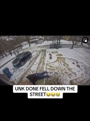 A post by @tyrese_shead on TikTok caption: Idk why he tried it 😂😂 #snow #2024 #newyear #funny #crazy #