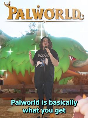 A post by @bizlychannel on TikTok caption: What is Palworld?  #gaming #palworld #pokemon 