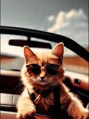 A post by @ttde342 on TikTok caption: Cruisin' Canine Coolness: Pet Drives in Style!#dogs #pet #cat 