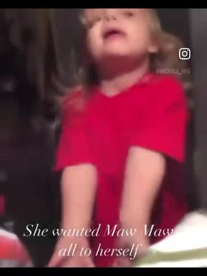 A post by @louisianamawmaw57 on TikTok caption: Oldie buy Goodie.  She wanted Maw Maw time!!#louisiana #grandchild #mawmaw #oliverandcompany #sleep