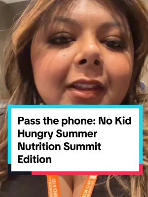 A post by @nokidhungry on TikTok caption: We think it’s safe to say the #NoKidHungry summer nutrition summit was a success! #FundWIC #summerebt #ebt #ebtcard #ebtiktok #endchildhoodhunger #summermeals #VocêNasceuParaMudar 