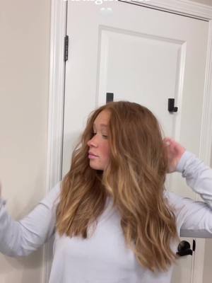 A post by @styledbyshaeb on TikTok caption: Loose curls with a straightener 🤍 ##hair##curls##hairstyle##eventhair##quickhairstyle##tutorials