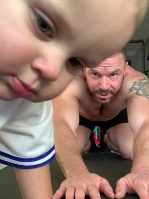 A post by @the_greatcanadian on TikTok caption: Taking care of myself is really taking care of him.  It is more time for us now and later.  The best way to make sure our kids end up healthy is to lead them by example.  #fatherhood #fitnessmotivation #parenting #workout #dadsoftiktok #healthy 