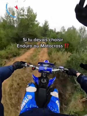 A post by @27_enduro on TikTok caption: Enduro🆚Motocross ? Ça se passe dans les commentaires 👇🏻💬👇🏻  #enduro #motocross #moto #motorcycle #dirtbike #cejour-là 