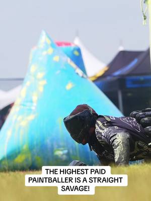 A post by @paintball on TikTok caption: World Higest Paid Paintballer. 💰 #paintball #nxlpaintball #fyp 