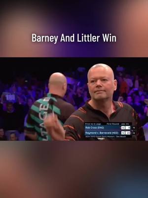 A post by @darts___ on TikTok caption: Littler keeps winning #foryou #fyp #darts #dutch #masters #vanbarneveld #lukelittler #barney #foryoupage 