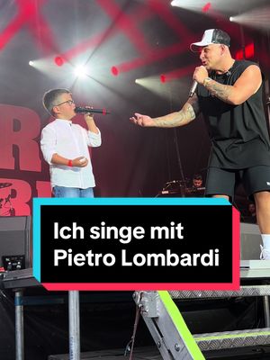 A post by @itsme_alessio on TikTok caption: 🎤 ✨ Mein Traum - Auf der Bühne mit @pietrolombardi ! #pietrolombardi #alessio #ichvermissedich #live #mainz #zitadelle #sommmeropenairs  #dreamcometrue #dankbar #erstesmalaufderbühne #soaufgeregt #glücklich #freudentränen #mood  #happy #kids #spass #singenmachtglücklich #lovetosing #talent #kidstalent #talented #singen #germanmusic #deutschemusik #fy #fyp #fypage #viral #fypシ 