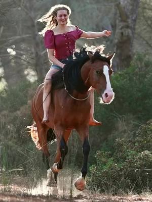 A post by @malikamayr on TikTok caption: With you by my side 🤍 #pferdeliebe #equestrian #libertydressage #freiheitsdressur #pferd #horse #horsesoftiktok #horselover #younghorse #freeriding #neckroperiding #halsringreiten #spain 