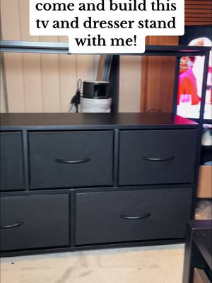 A post by @kerryletters on TikTok caption: i love this dresser! it was ao easy to build! 10/10 recommend #TikTokShop #fyp #tvdresserstand #furniturebuilding #furniture 