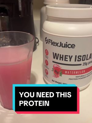 A post by @proclaimedonmc on TikTok caption: Best protein powder I've ever had. Thank you FlexJuice for hooking me up‼️ #TikTokShop #Protein #GymTok #Trending