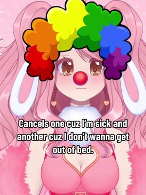 A post by @cinnanova_vt on TikTok caption: IM TRYIN HERE #envtuber #vtuberclips #vtuber #pink #kawaii #bunnygirl #twitch #streamer