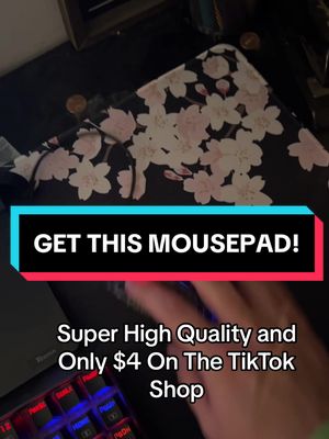 A post by @proclaimedonmc on TikTok caption: Im actually so surprised how nice it is. 100% recommend this #gaming #mousepad #fortnite #Minecraft #fyp