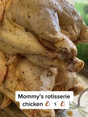 A post by @susut13 on TikTok caption: Chicken 😋 #fyp #foryoupage #foryou #rotisseriechicken #rotisserie #chicken #viral #for #you #page #like #follow #views #viewed #viewit #dinner #grandma #mom #fanily #hastag #relateable #tiktok 