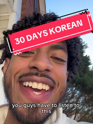 A post by @culturedbycarlos on TikTok caption: Someone who speaks Korean rate my pronunciation 😰 #multilingual #languagelearning #learnkorean #미국 